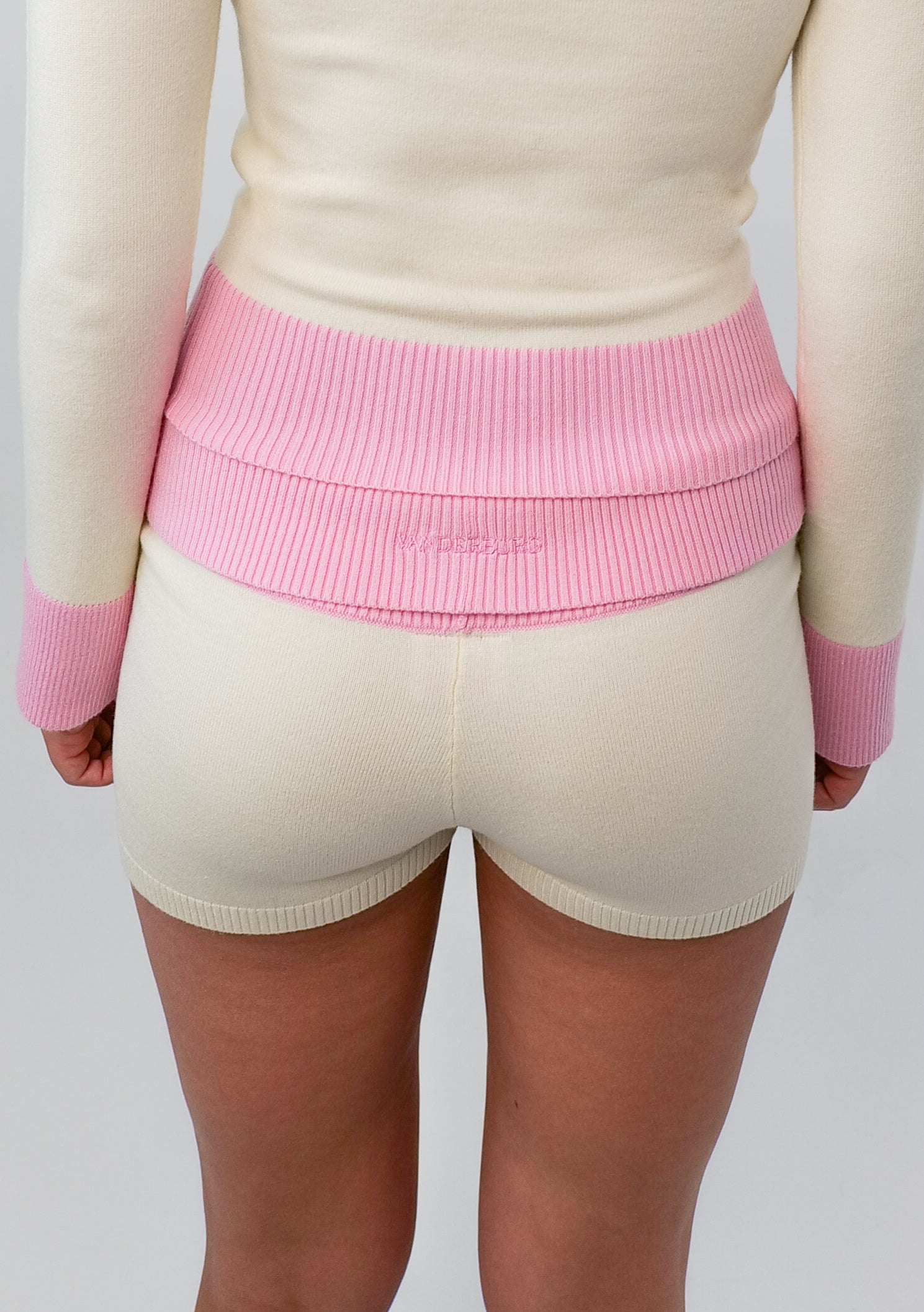 Pink & Cream Shorts