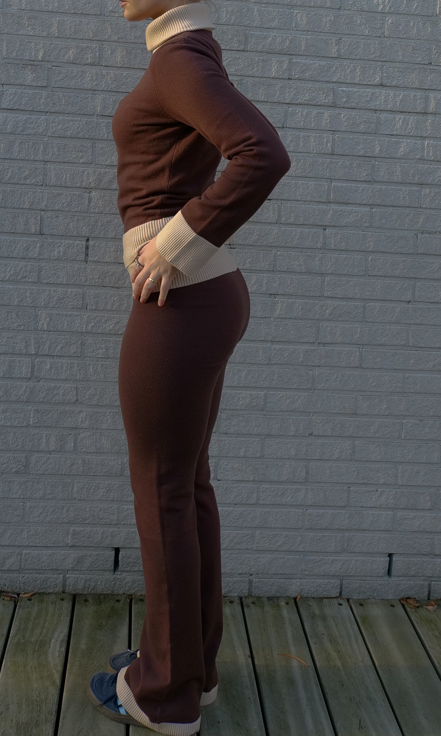 Brown & Beige- SWEATPANTS